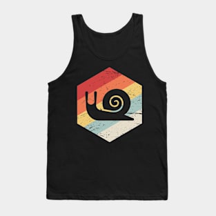 Retro Vintage Snail Icon Tank Top